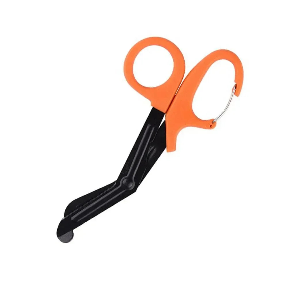 Carbou 18.5cm EMT Trauma Bandage Shears &ndash; Ultra Sharp Edges Orange / 15cm