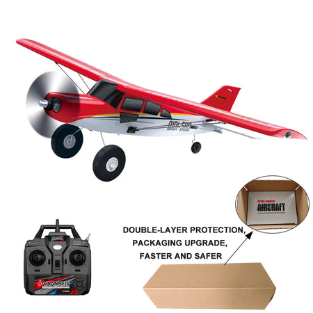 Qidi560 Moore M7 Off-Road RC Plane &ndash; Brushless 4CH Power Upgrade Packing Red