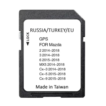 Mazda CX-9 2015-2021 16GB Map Card &ndash; Greece Sweden Maps