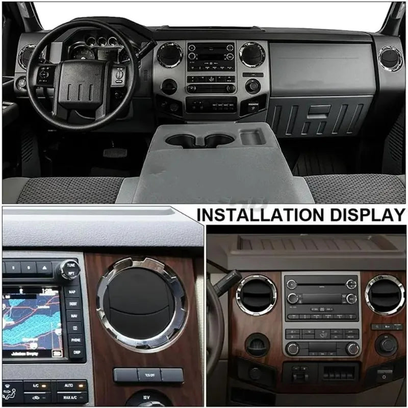 AC värmeventil krom för Ford F250 F350 F450 F550