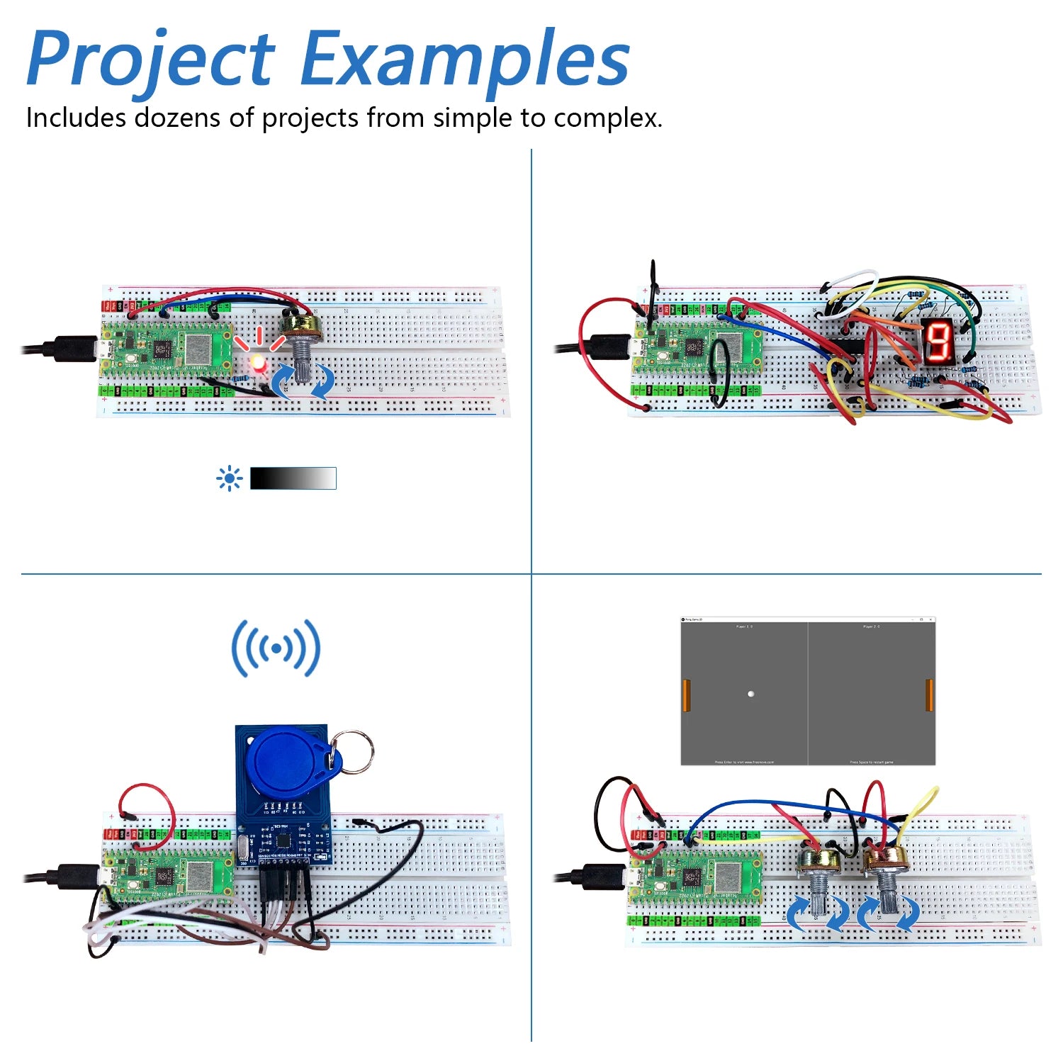 Freenove Ultimate Starter Kit for Raspberry Pi Pico &ndash; Comprehensive Learning Experience