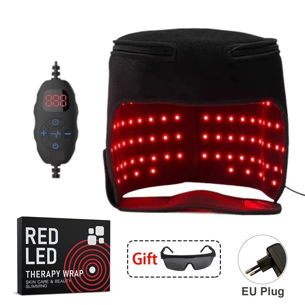 Vilnason LED Hair Growth Hat &ndash; Red And Blue Light Therapy LED Cap With Box-EU