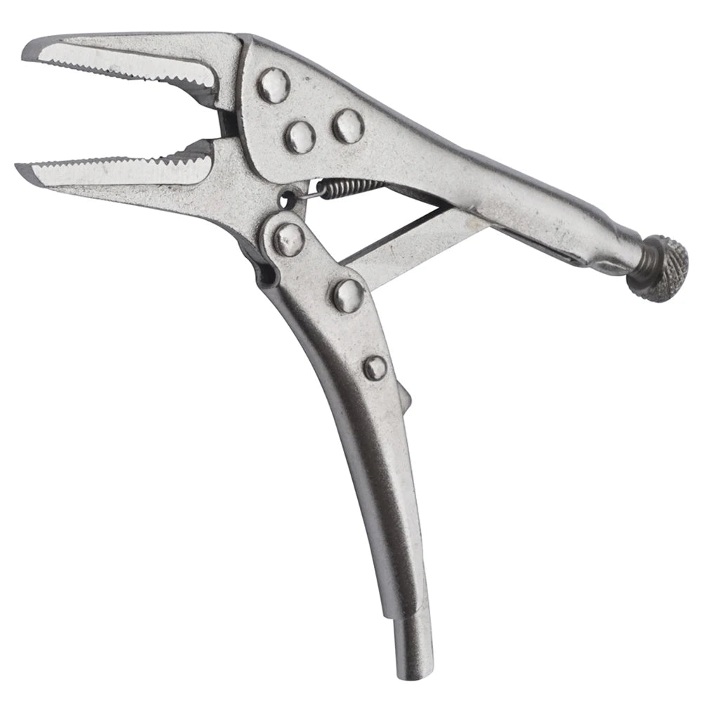 MacWork 5 Inch Long Nose Locking Pliers &ndash; Compact Design