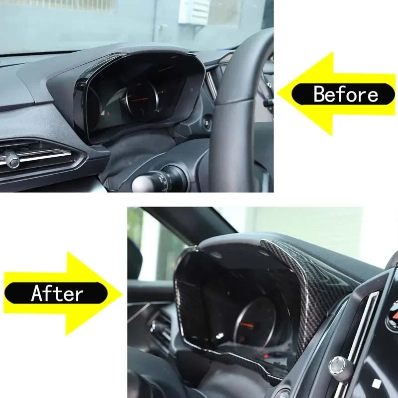 Subaru WRX 2022 až 2025 ABS karbonová vlákna palubní deska trim