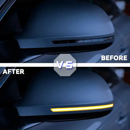 Dynamic LED Side Mirror Turn Signals for Audi A4 A5 A6 S4