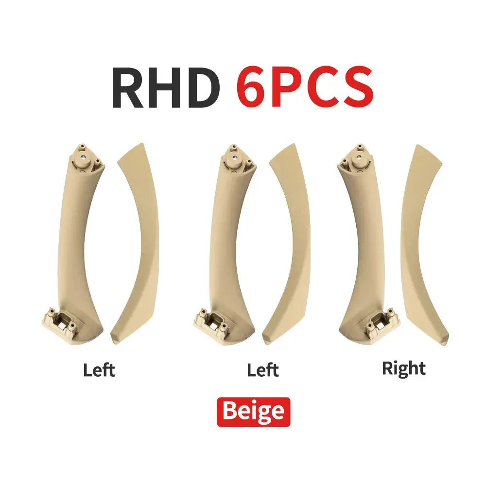 LHD RHD Beige Black Gray Interior Door Pull Handle Set Replacement For BMW 3 Series E90 E91 E92 316 318 320 325 328i 2004-2012 by InterCyprus Trading Ltd