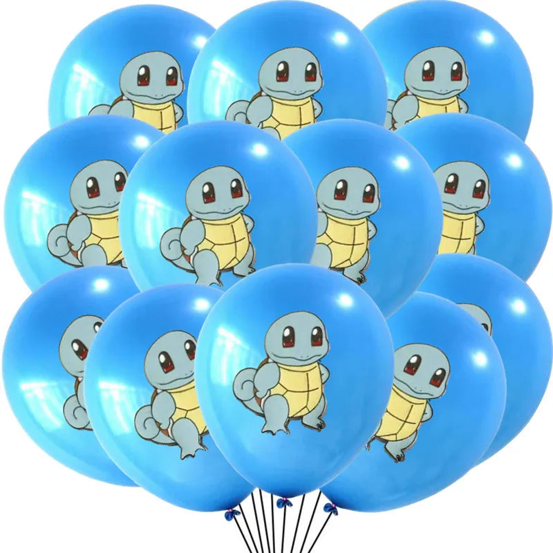 12 inç Pokemon Lateks Balon çocuk Doğum Günü Partisi Dekorasyon Bebek Duş Malzemeleri Pikachu çocuk Oyuncakları Hava Balonları