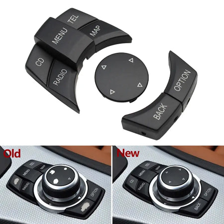 Car CIC IDrive Multimedia Control Knob Menu Button Keys For BMW X1 X5 X6 1 3 5 Series E84 E90 E91 E92 E70 E71 E72 E60 E87 E88 by InterCyprus Trading Ltd
