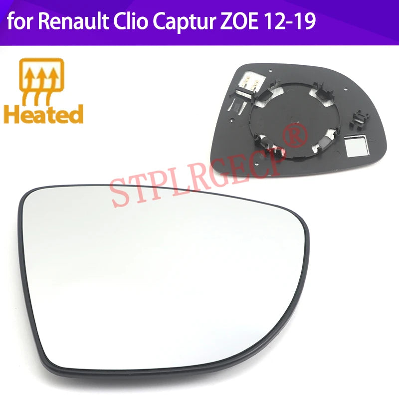 Cristal de espejo lateral calefactado para Renault Clio Captur ZOE 2012-2019