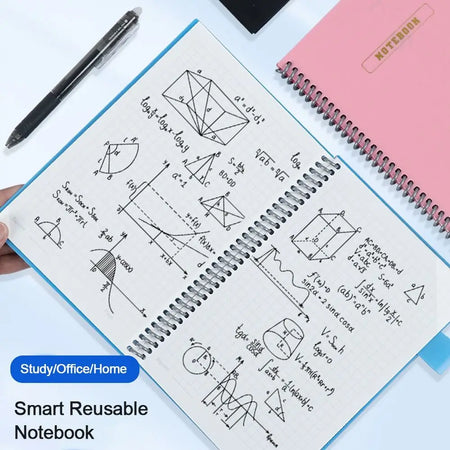 A5 Erasable Whiteboard Journal | Reusable Smart Notebook Planner