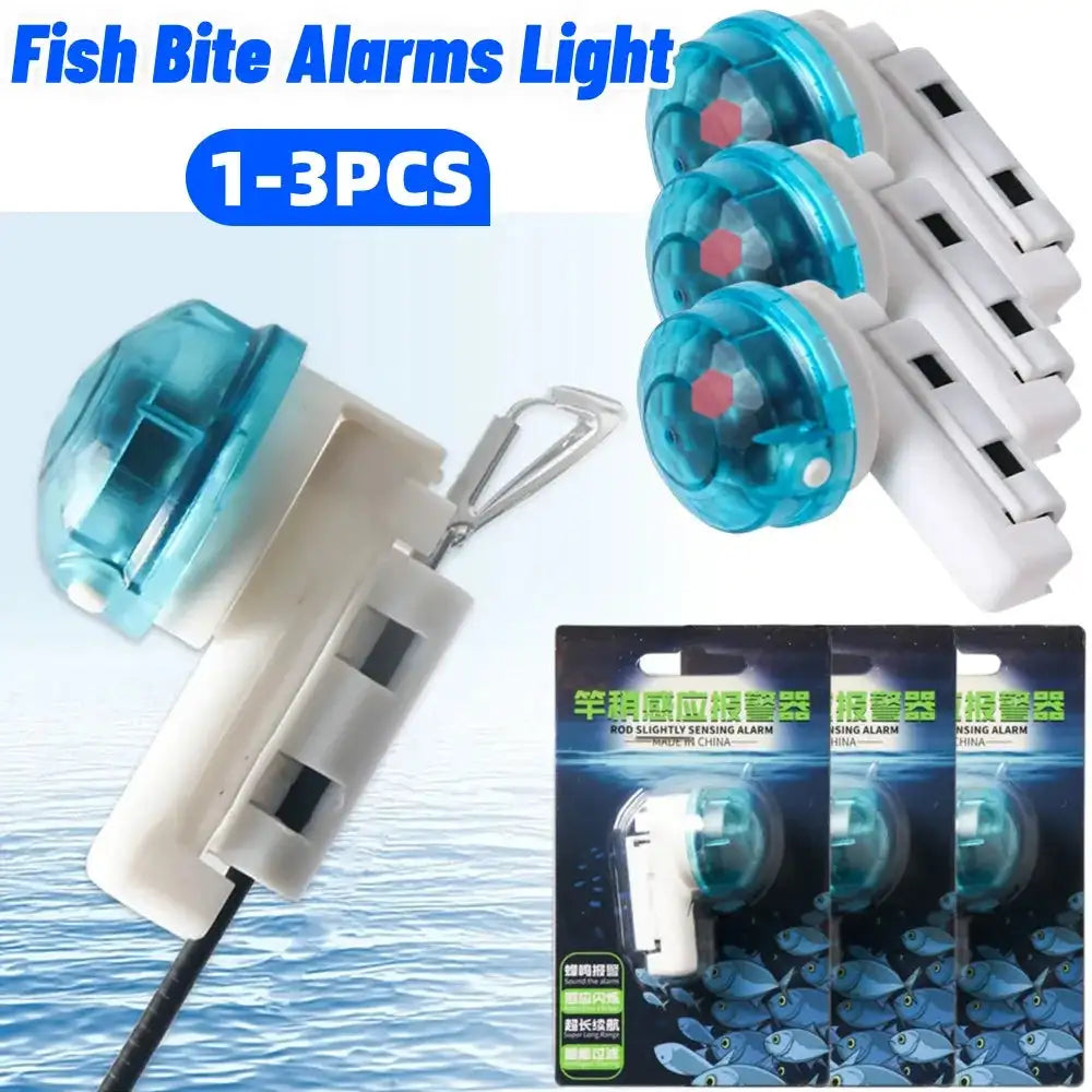 Fishing Rod Alarm Light Universal Fishing Electronic Rod Light Antiskid Sea Fishing Rod LED Light Accessories for Night Fishing