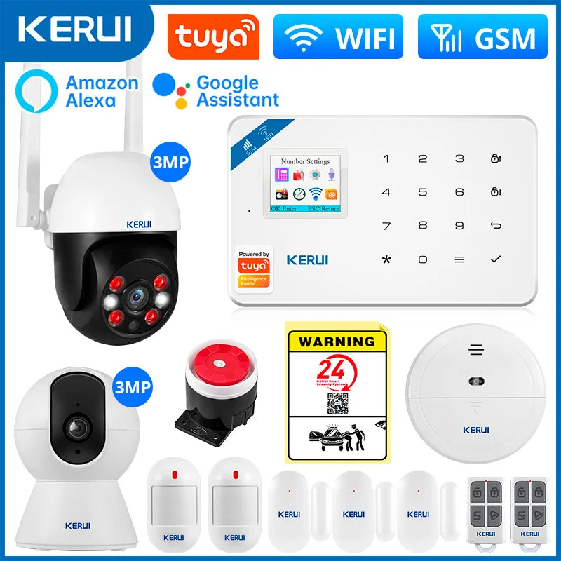 KERUI W181 Smart Security System Alarm System KIT 6 / US Plug