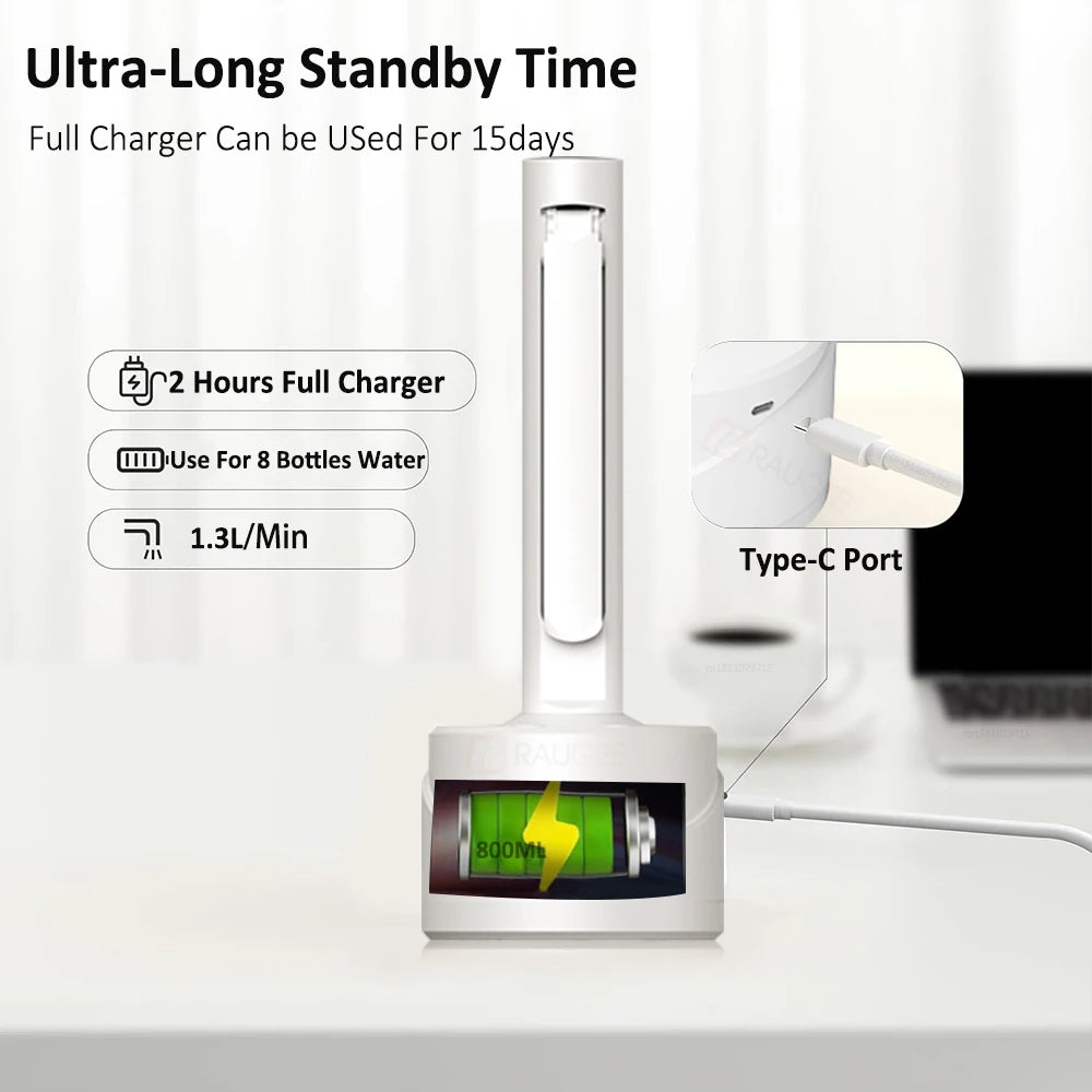 Raugee WT-910 Electric Water Gallon Pump &ndash; Foldable