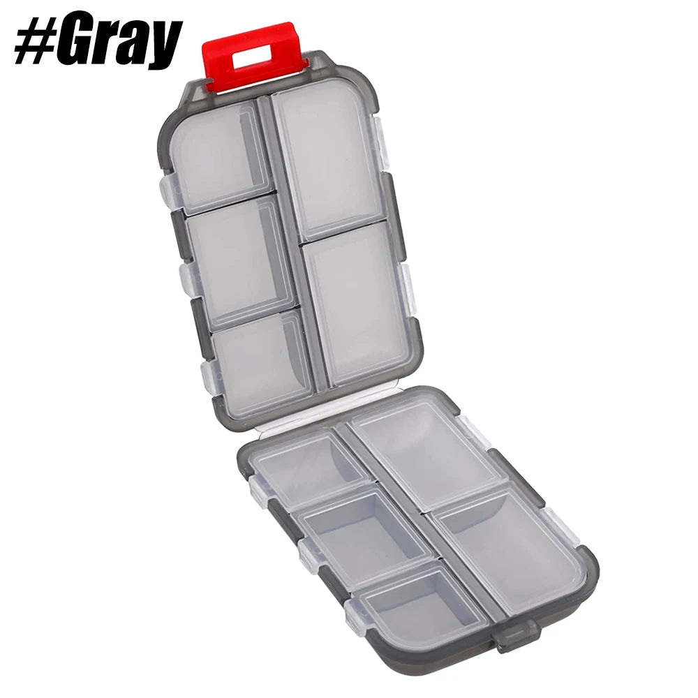 YQQGD Pill Organizer &ndash; Moisture Proof Portable Design Gray