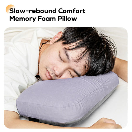 Memory Foam Camping Pillow &ndash; Slow Rebound Comfort Travel