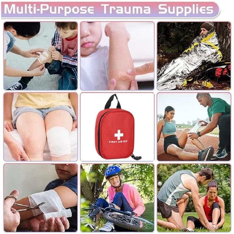 Portable Family First Aid Kit &ndash; Layered Storage for Travel