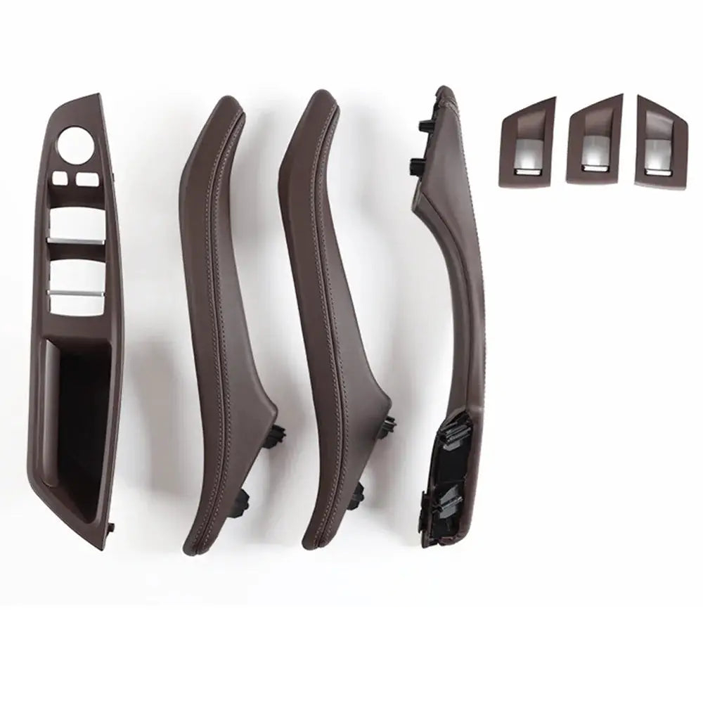 LHD RHD 7pcs Interior Door Armrest Panel Pull Handle With Leather Outer Cover For BMW 5 Series F10 F11 520i 523i 525i 528i 535i by InterCyprus Trading Ltd
