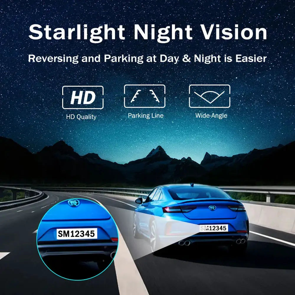 4K 1080P AHD Car Trunk Handle Reverse Backup Camera Dynamic Trajectory For VW Skoda Octavia 2 3 A5 Fabia Yeti Superb Audi A1 A3 by InterCyprus Trading Ltd