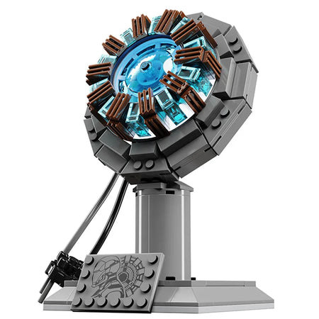 MOC Nuclear Arc Reactor Building Blocks with Lighting - Perfect Gifts for Kids Arc Reactor