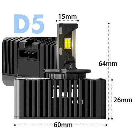 BEVINSEE D1S D1R LED CANBUS Bulbs &ndash; High Brightness with 8000 Lumens D5S / CHINA