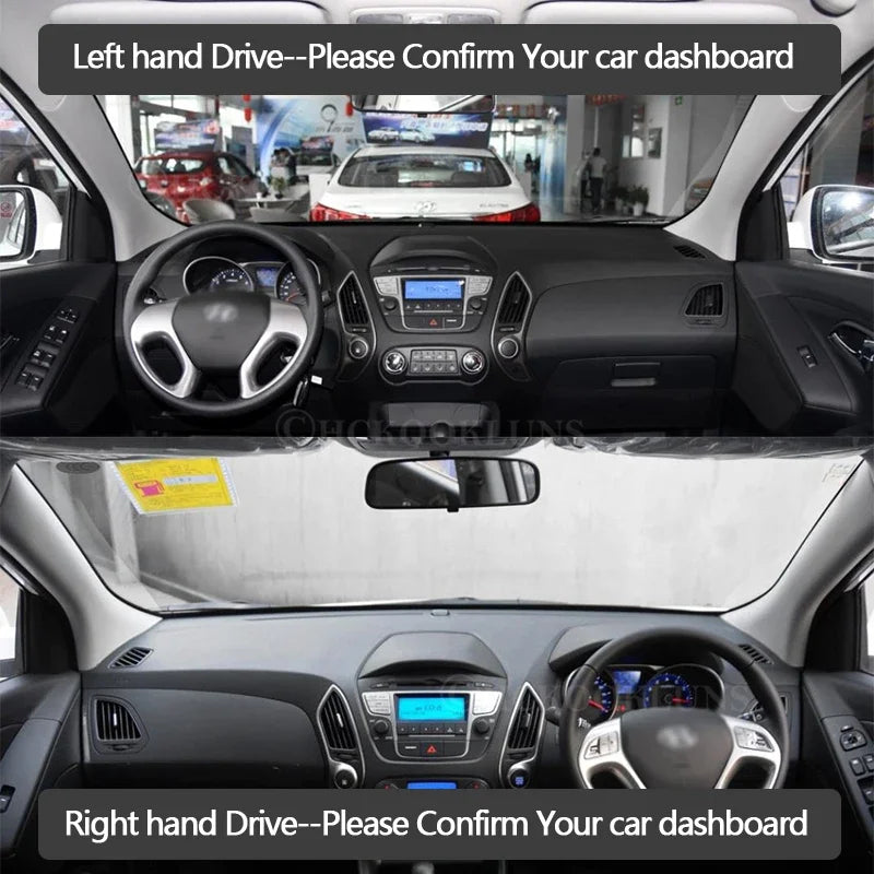 Instrumentu paneļa pārsegs pret slīdēšanu Hyundai Tucson Ix35 2010-2015