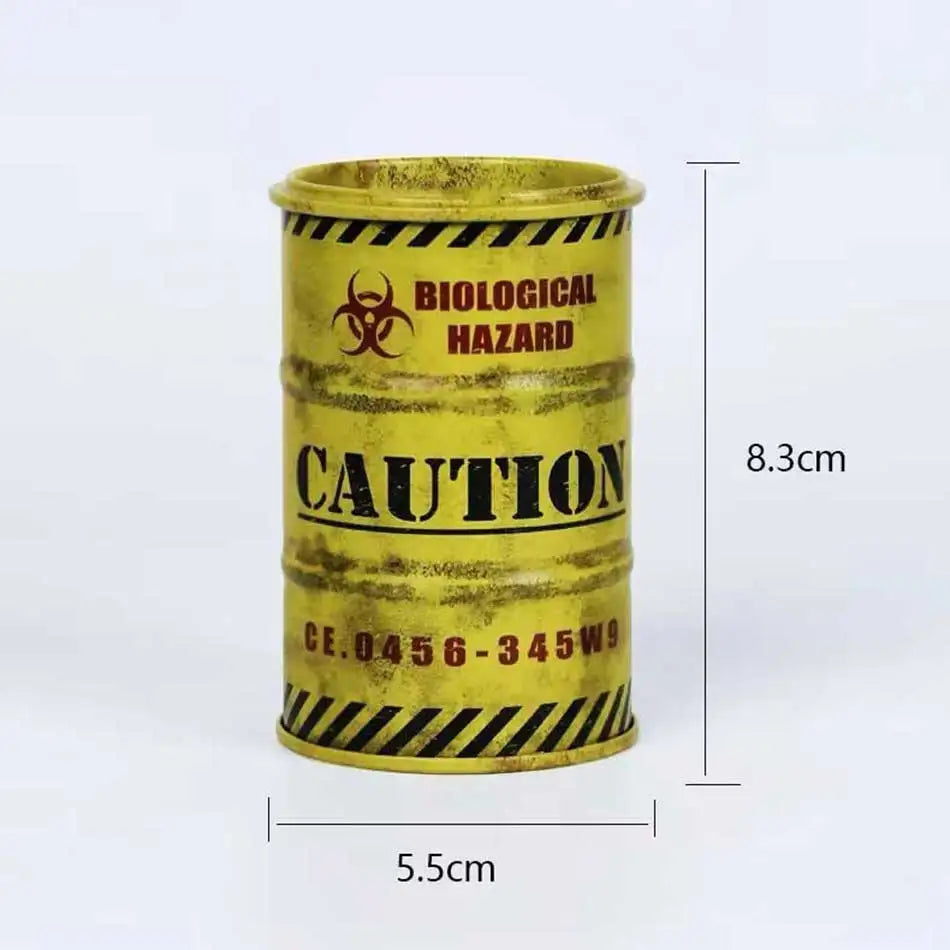 Iron Mini Oil Drum Model &ndash; Unique Desktop Decoration for War Games M