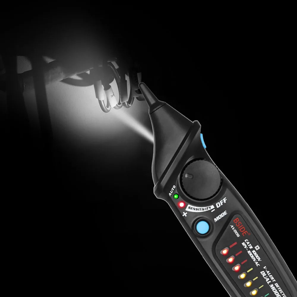 BSIDE Dual Mode Non-Contact AC Voltage Detector &ndash; Auto Mode