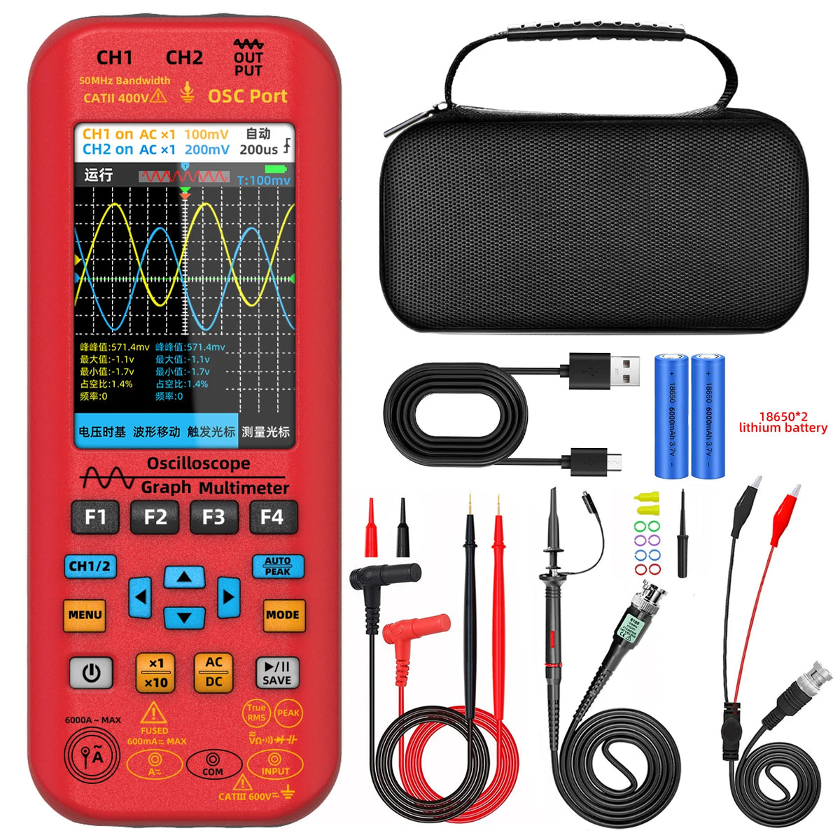 BSIDE O7 O9 Handheld Oscilloscope Multimeter &ndash; 3IN1 BSIDE O9 / CHINA