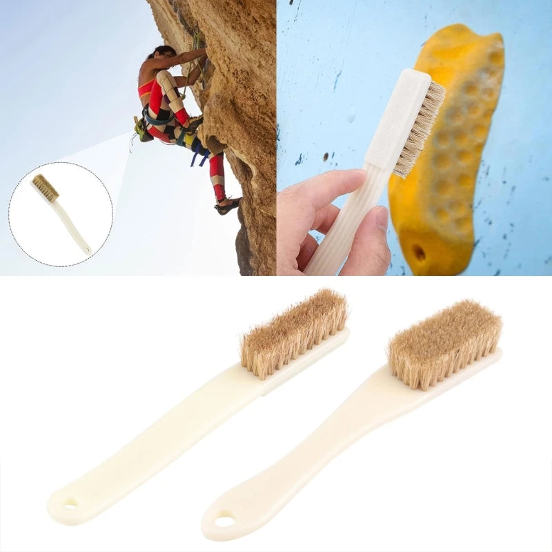 2pcs Rock Climbing Brush Chalk Cleaning Tool Climbing and Bouldering Brush for Indoor Outdoor Holds and Chalk Easy Use
