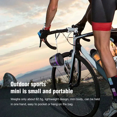 Magnetic Bluetooth Speaker with RGB Light and Portable Design