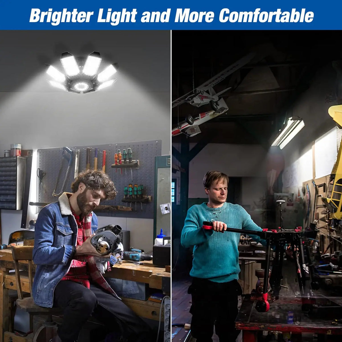 LED Garage Light 5 8 10 Adjustable E27 E26 &ndash; Ultra Bright