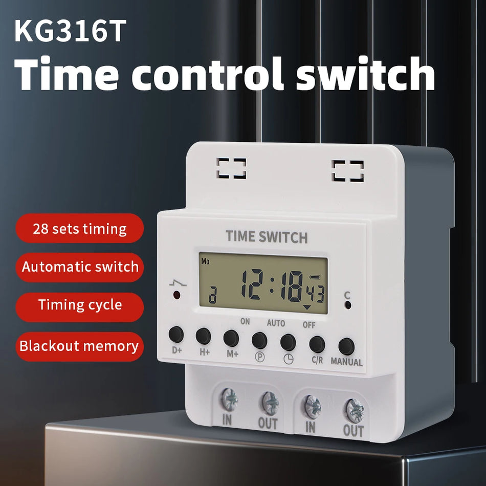 Automatic Time Control Switch 220V Digital Timer &ndash; Weekly