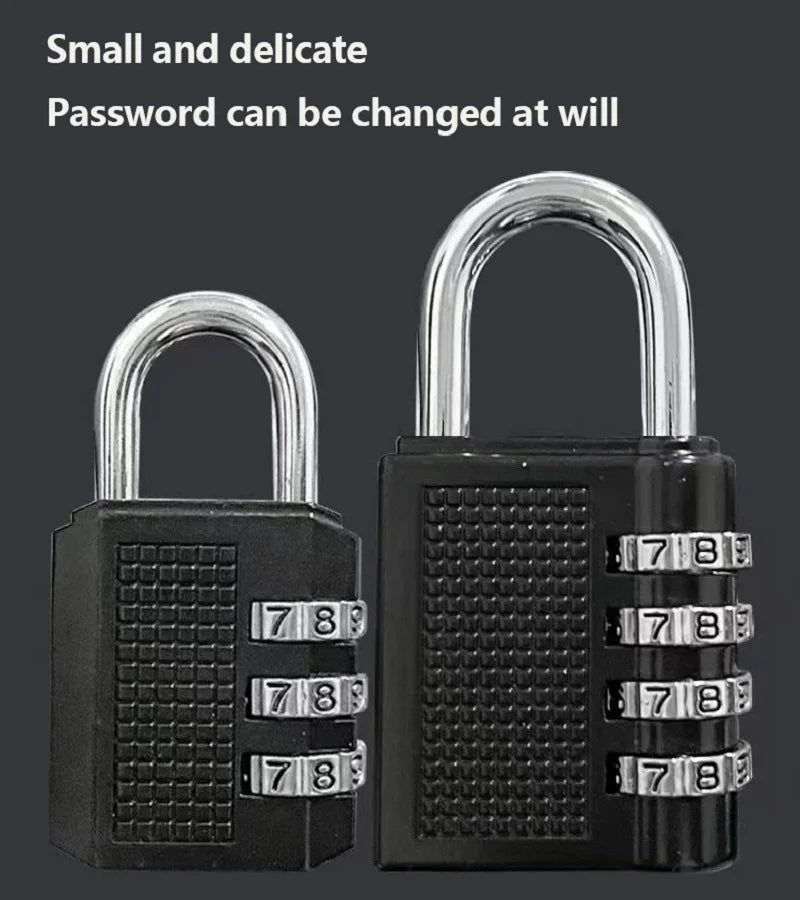 Password Padlock 3-4 Digit &ndash; Waterproof Rustproof Outdoors