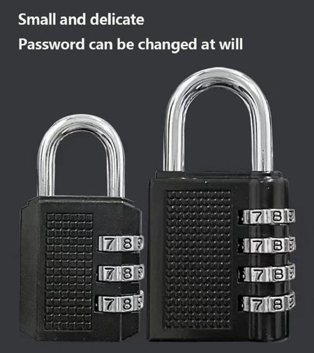Password Padlock 3-4 Digit &ndash; Waterproof Rustproof Outdoors