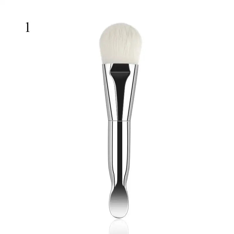 Double-Ended Silicone Face Mask Brush - Perfect for Foundation &amp; Concealer 1