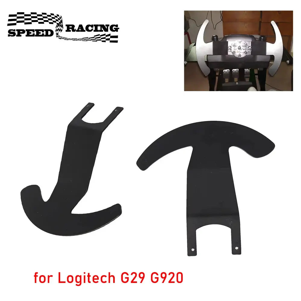 14" Deep Steering Wheel 2 Pieces Heavy Duty Paddle Shifter Upgrade Steering Wheel Controller Concave for Logitech G29 G920 by InterCyprus Trading Ltd