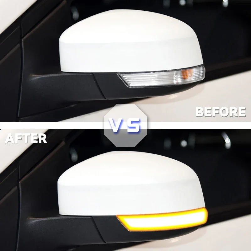 Ford Focus Sānu spoguļa secīgā gaisma dzeltena 12V