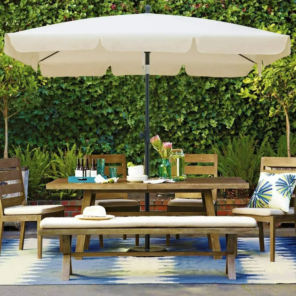 UV zaščita zložljiva terasa dežnik senčnik 200x125cm