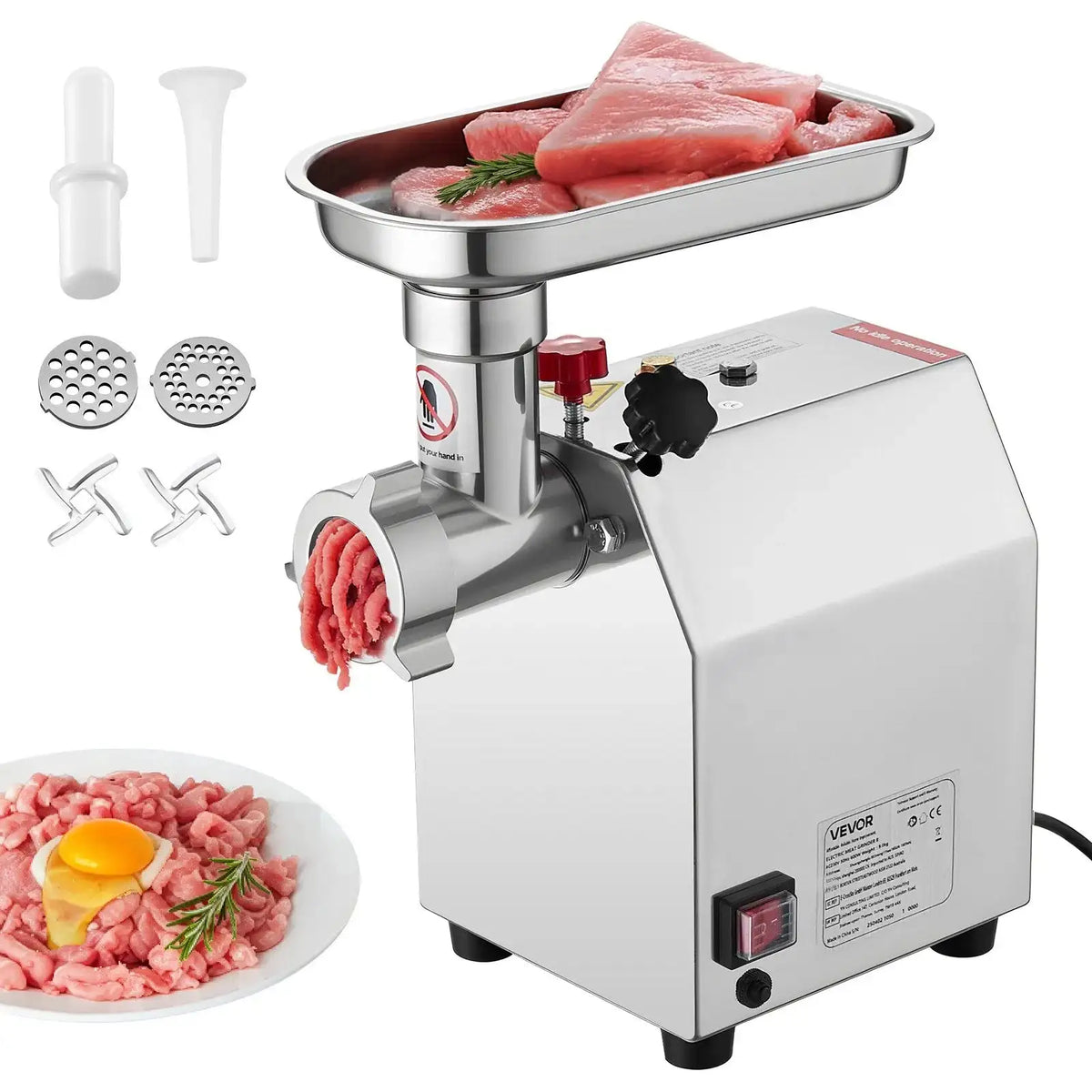 Stainless Electric Meat Grinder Sausage Stuffer