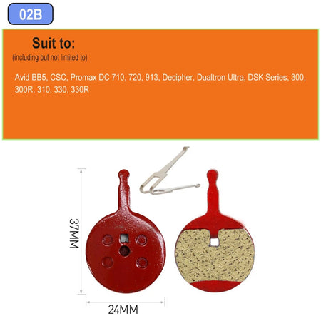 8Pairs Shimano M9000 Resin Disc Brake Pads &ndash; Durable Stop 8pairs 02B