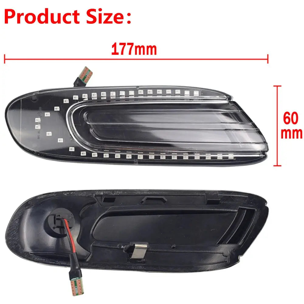 2Pcs For Mini Cooper One F55 F56 F57 Dynamic Sequential LED Fender Marker Light Side Marker Lamp Indicator Turn Signal Light by InterCyprus Trading Ltd