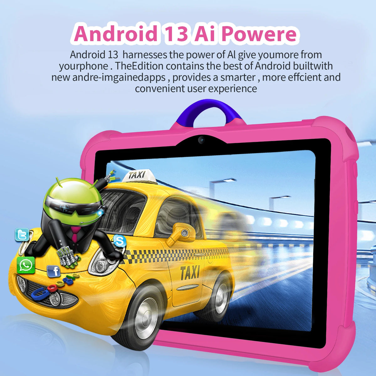 BDF Kids Tablet 7 Inch &ndash; Quad Core Power 4GB RAM for Kids