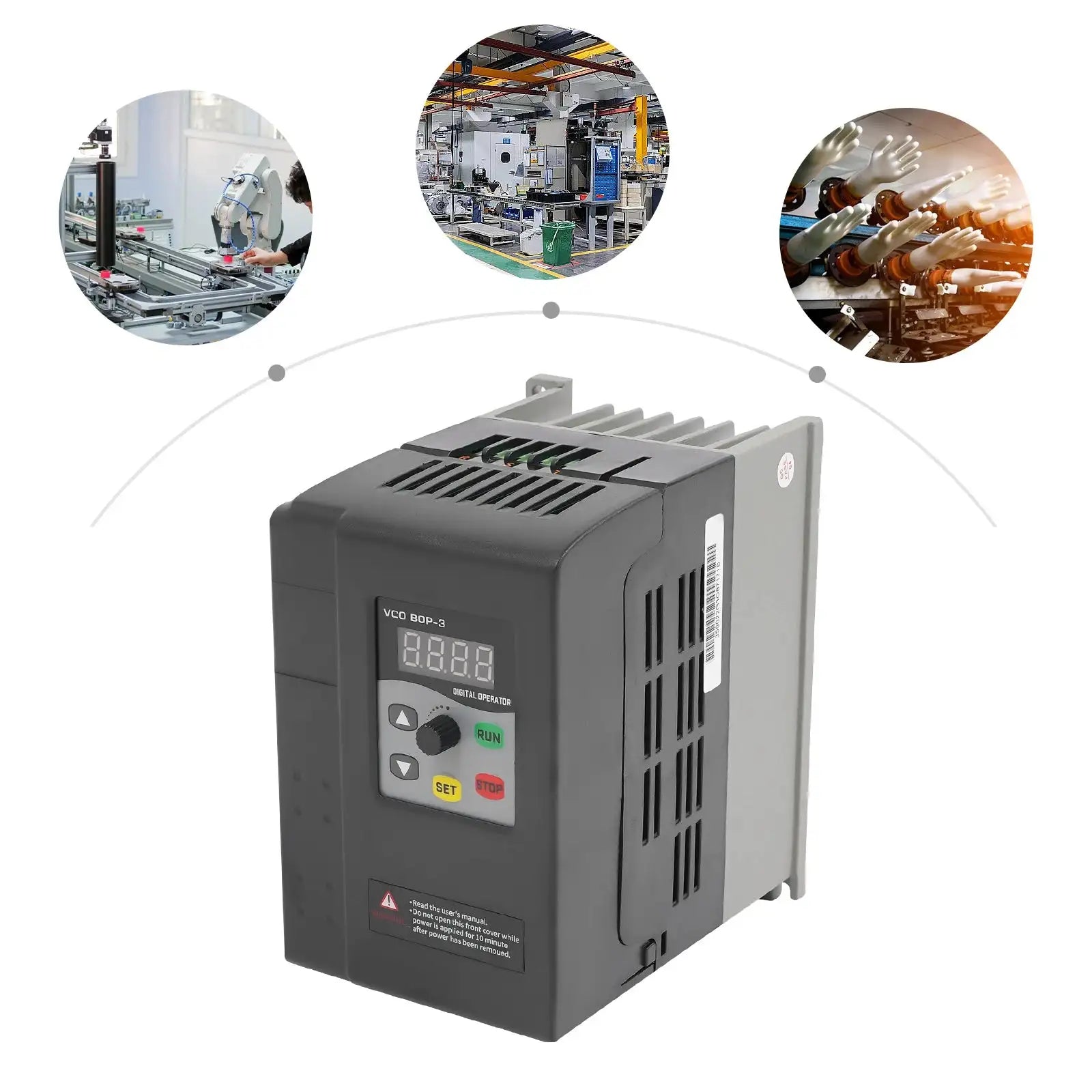 Variable Frequency Drive 3-Phase 2.2KW 380V &ndash; Remote Control