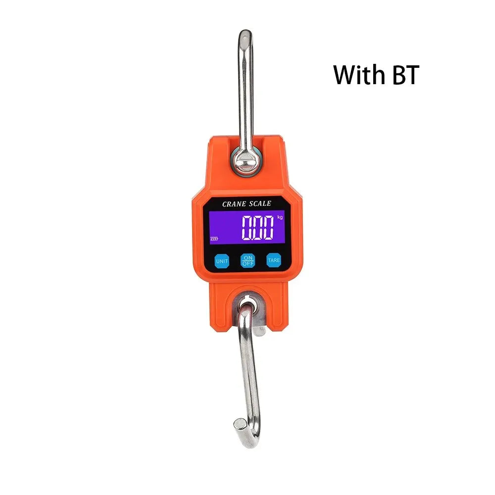 WeiHeng C06 Portable Electronic Hook Scale &ndash; Bluetooth Orange with BT
