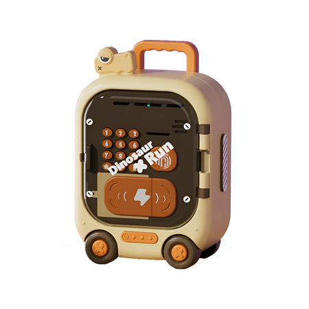 Piggy Bank CQ001 &ndash; Password Lock and Auto Save Function brown