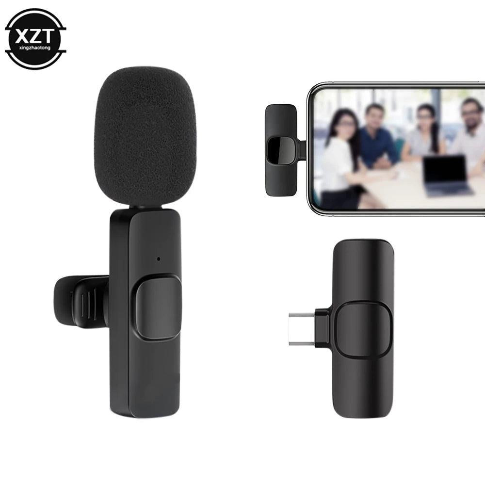 Wireless Lavalier Mic for iPhone/Android