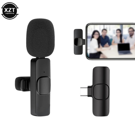 Wireless Lavalier Mic for iPhone/Android