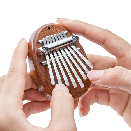 Mini Kalimba 8 Key Thumb Piano - Water Drop Style Portable