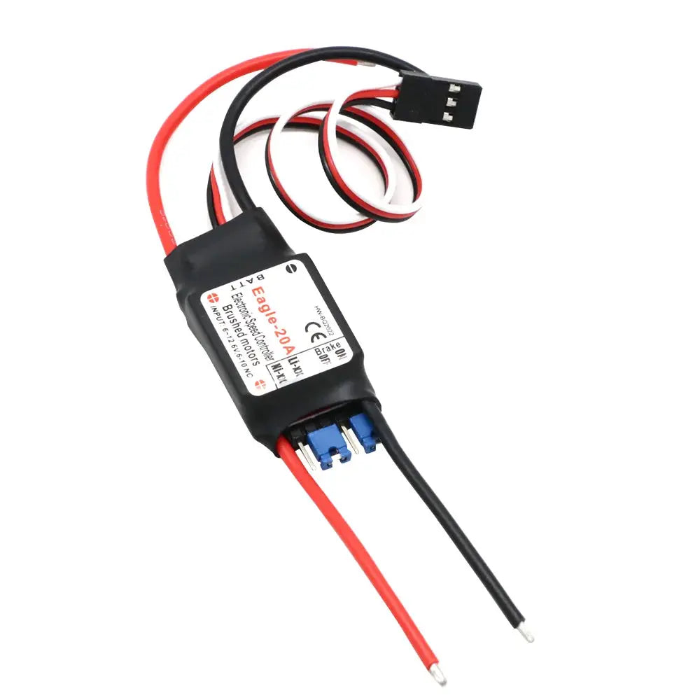 Rc 20A 30A 2-3S 1A/5V BEC Brushed ESC Speed Controller For RC Airplane Plane 370 380 390 280 270 Model Toys by InterCyprus Trading Ltd