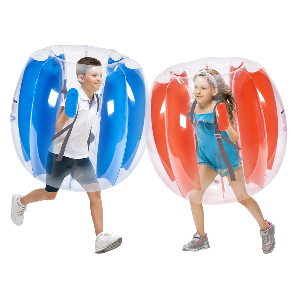SucceBuy 2 Pack Inflatable Bumper Balls &ndash; Durable PVC